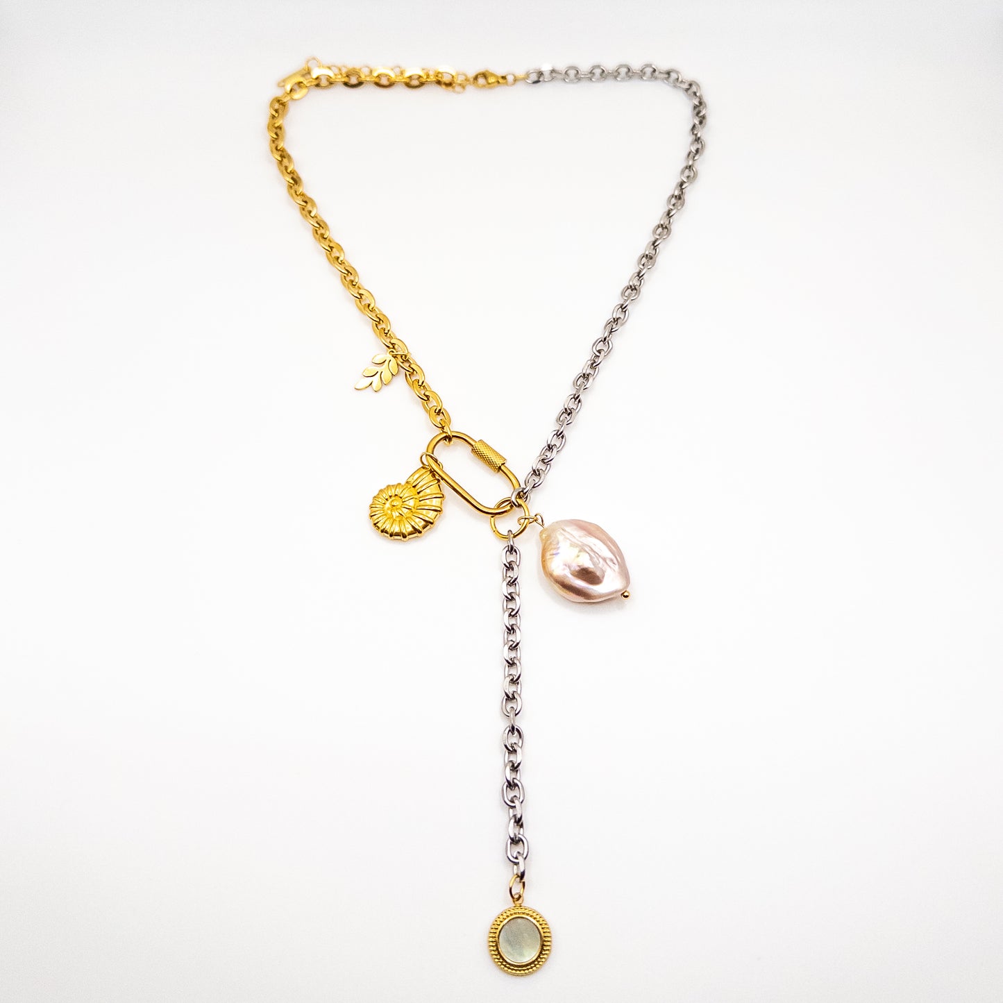 Mix Color Stainless Steel Necklace