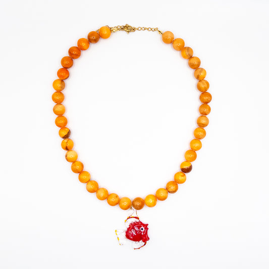 Orange Color Necklace