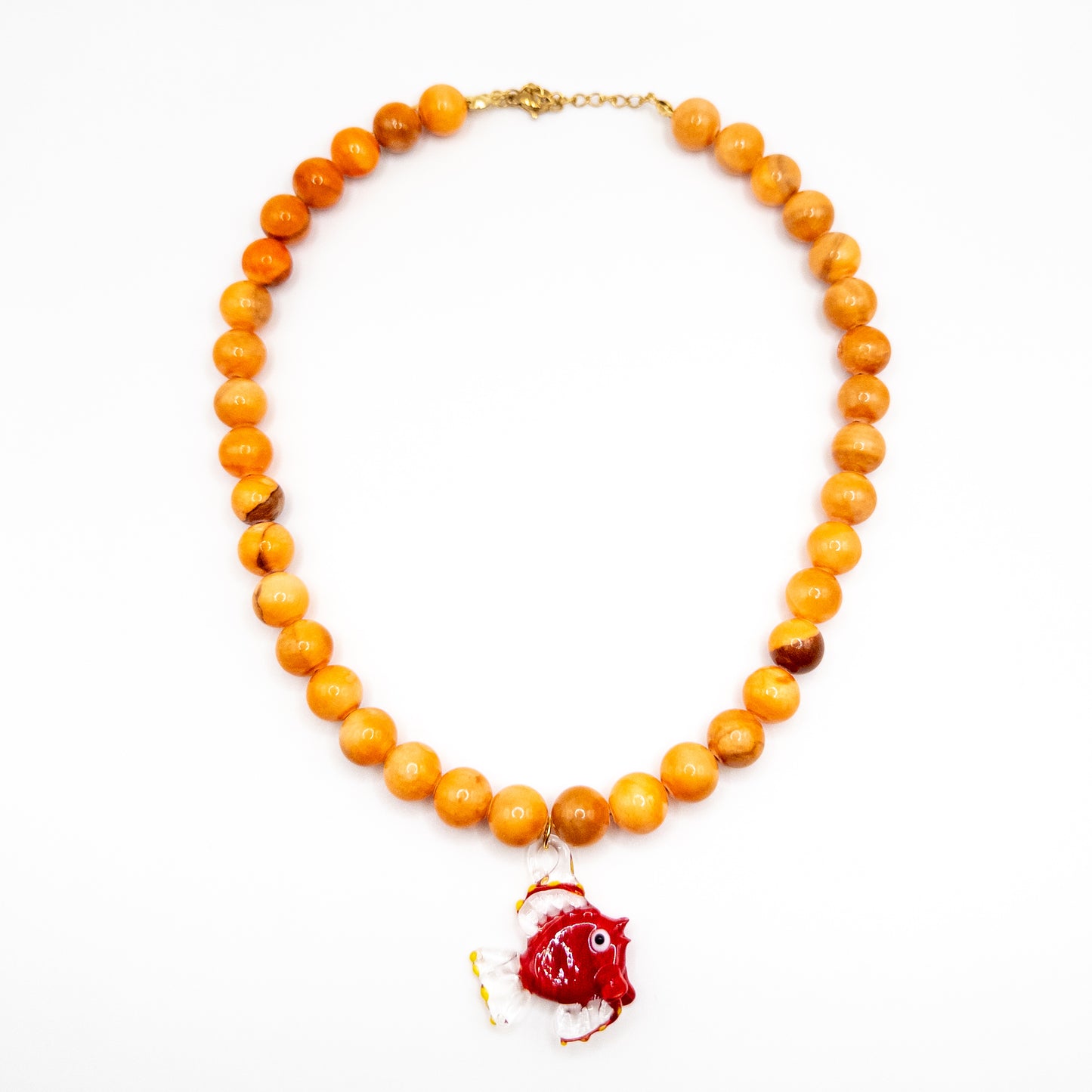 Orange Color Necklace