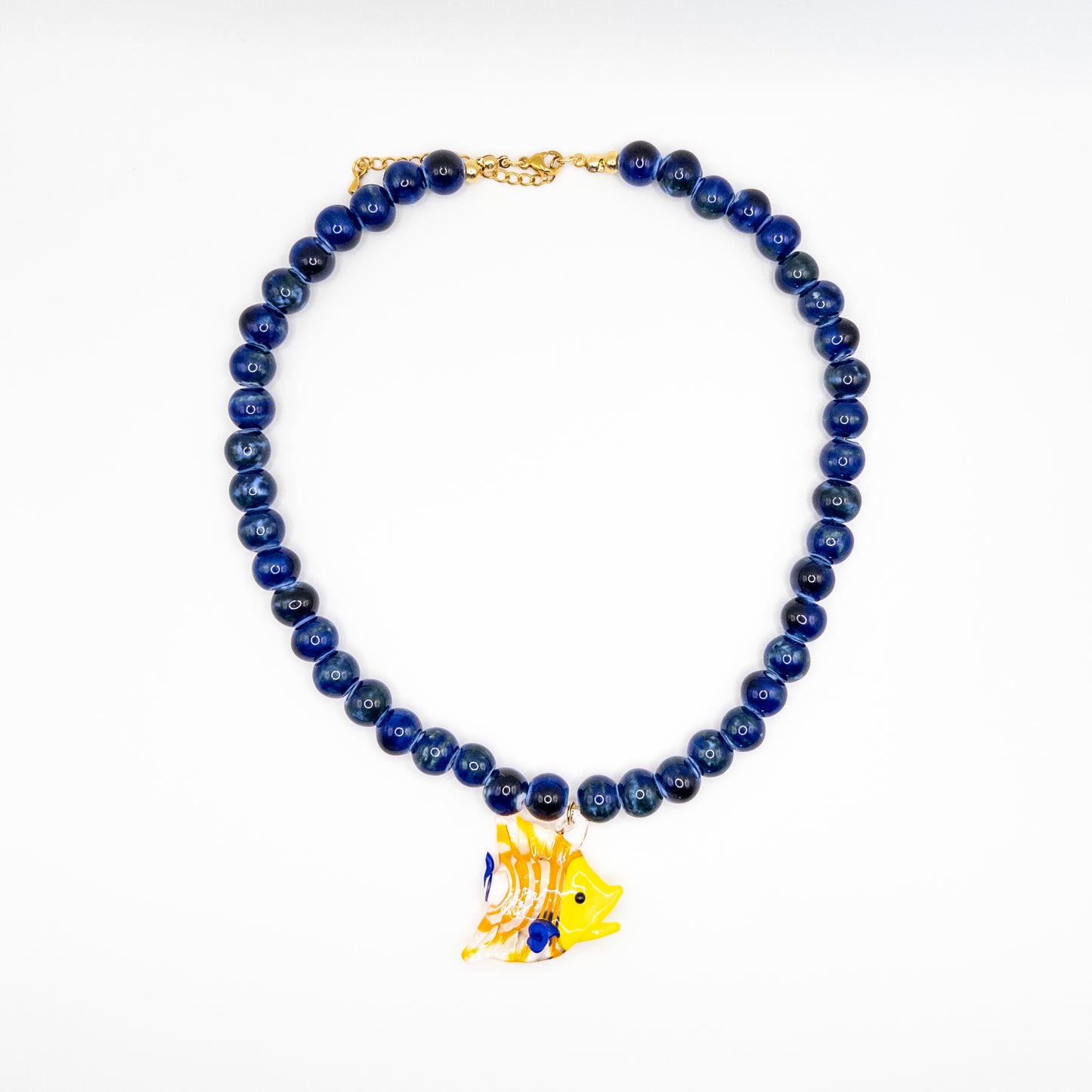 Yellow Fish Necklace