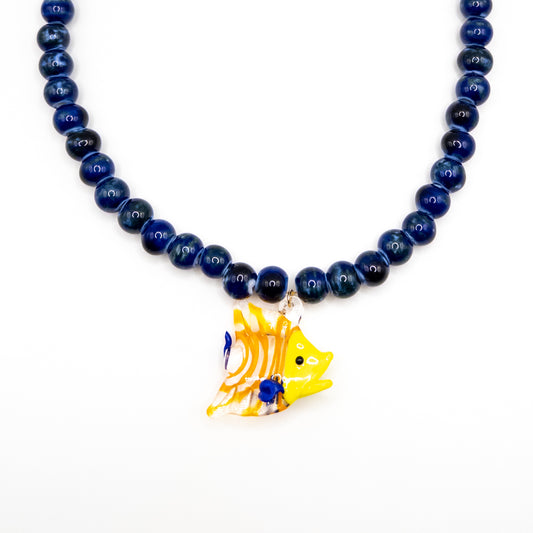 Yellow Fish Necklace