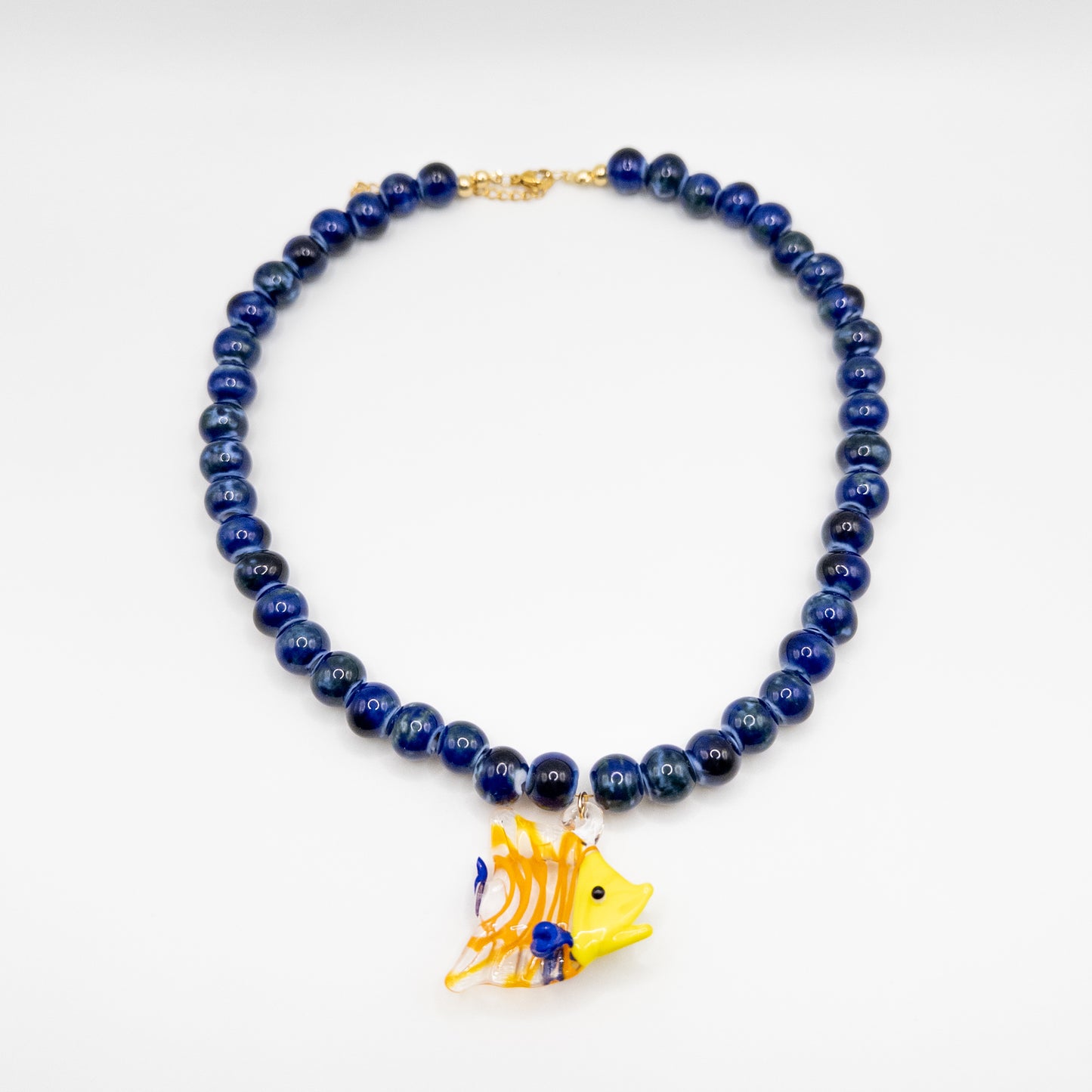 Yellow Fish Necklace