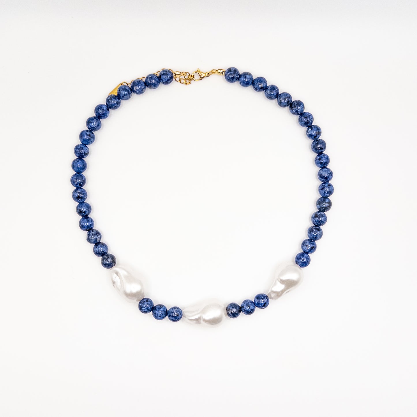 Jasper Stone Bead Necklace