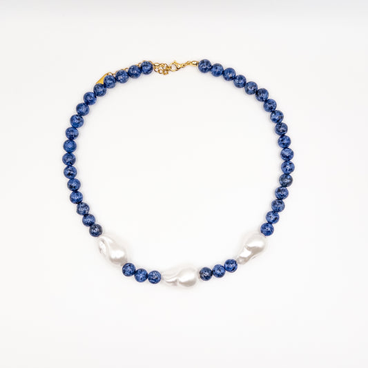 Jasper Stone Bead Necklace