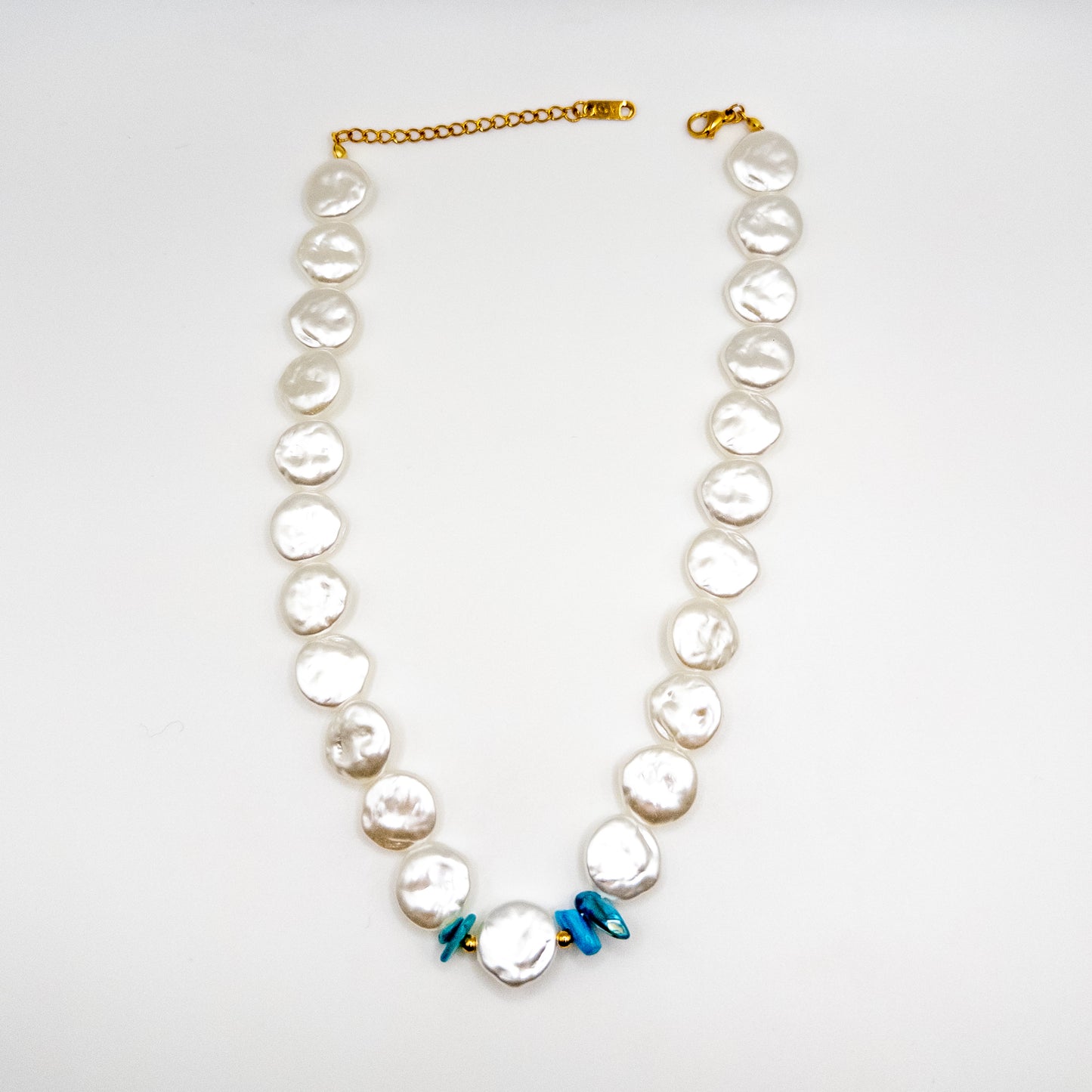 Faux Pearl Beads Choker