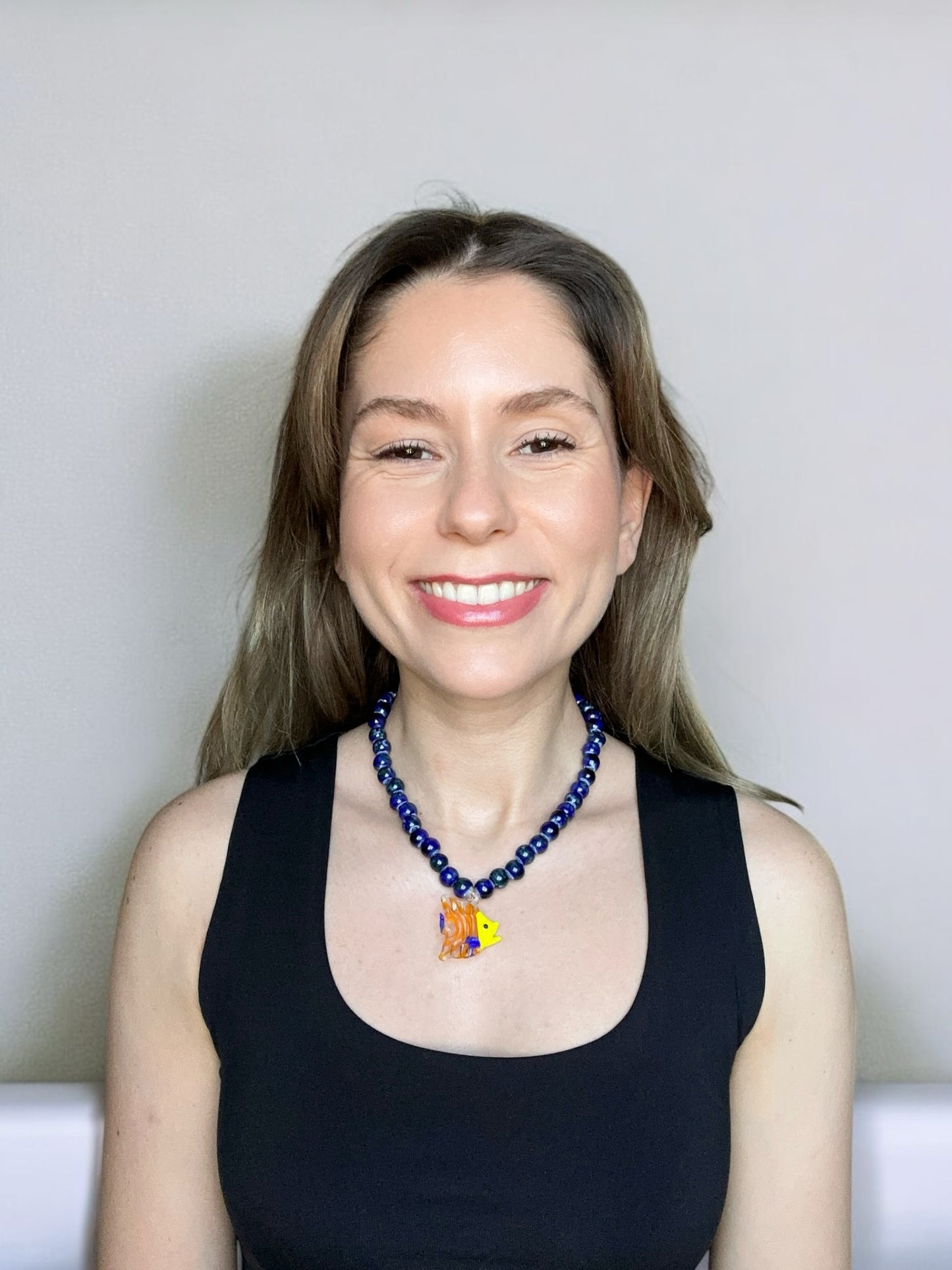 Yellow Fish Necklace