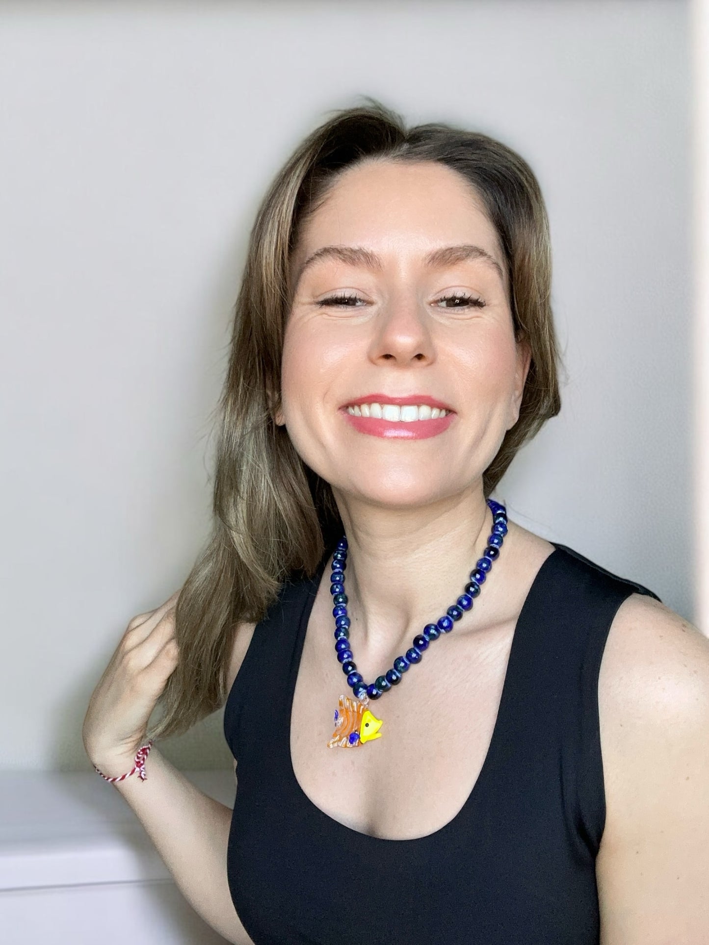 Yellow Fish Necklace