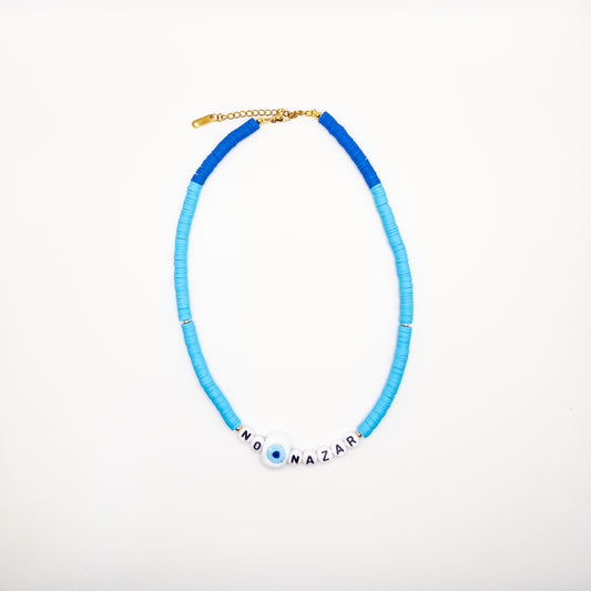 Blue No Nazar Necklace