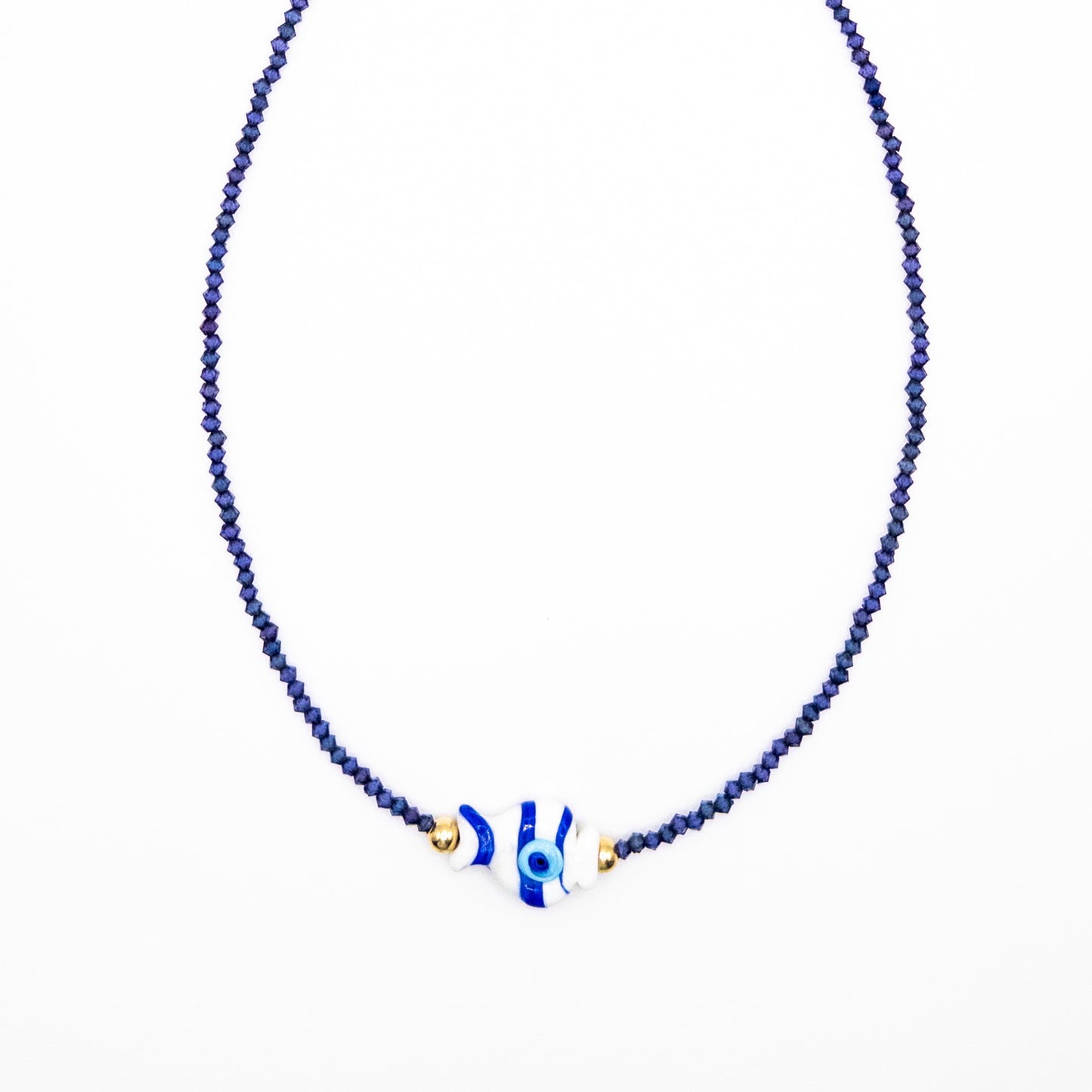 Blue Fish Necklace