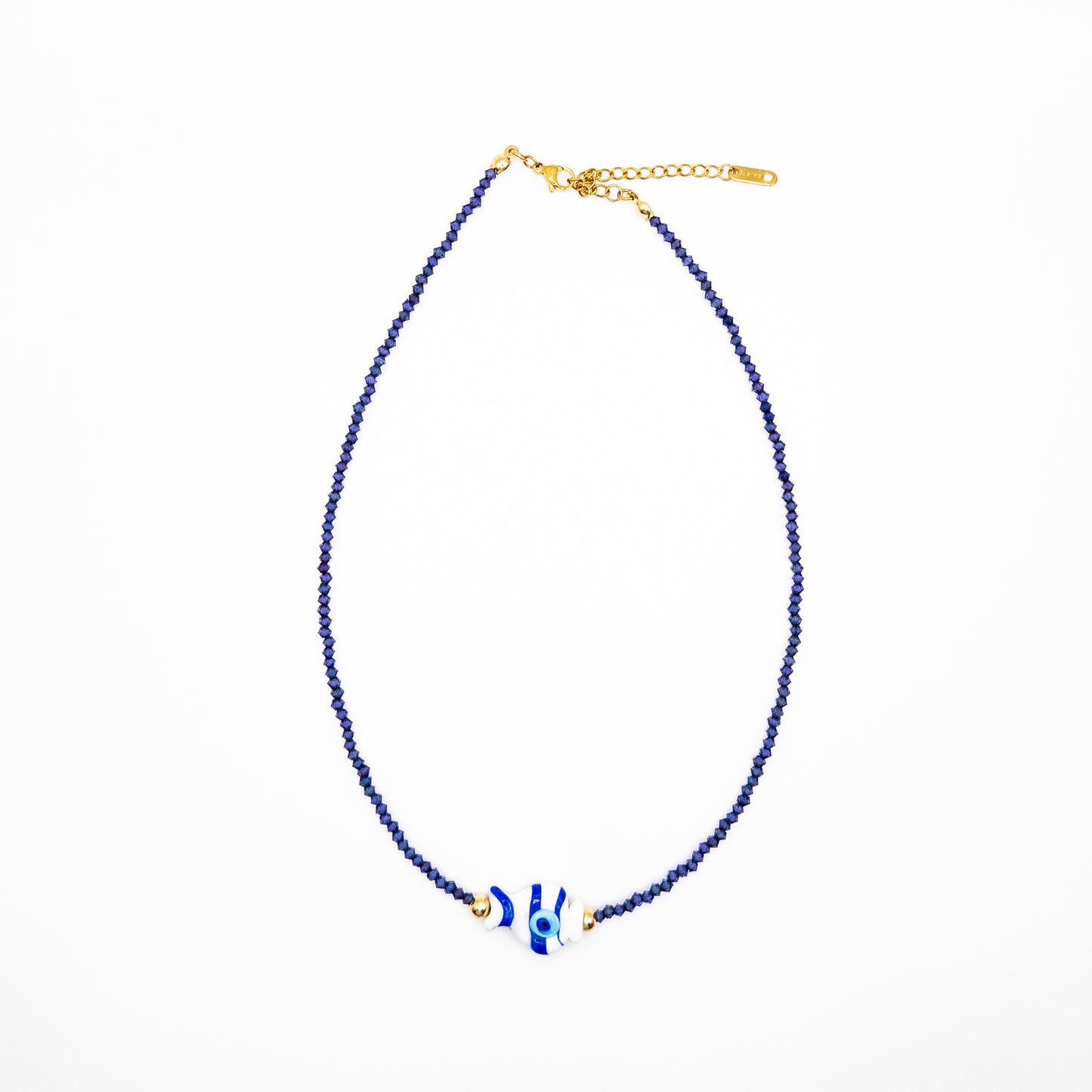 Blue Fish Necklace