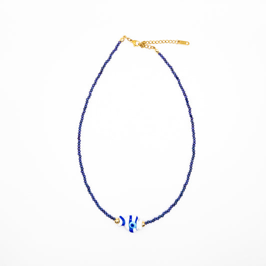 Blue Fish Necklace