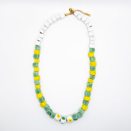 Necklace with Glass Stones