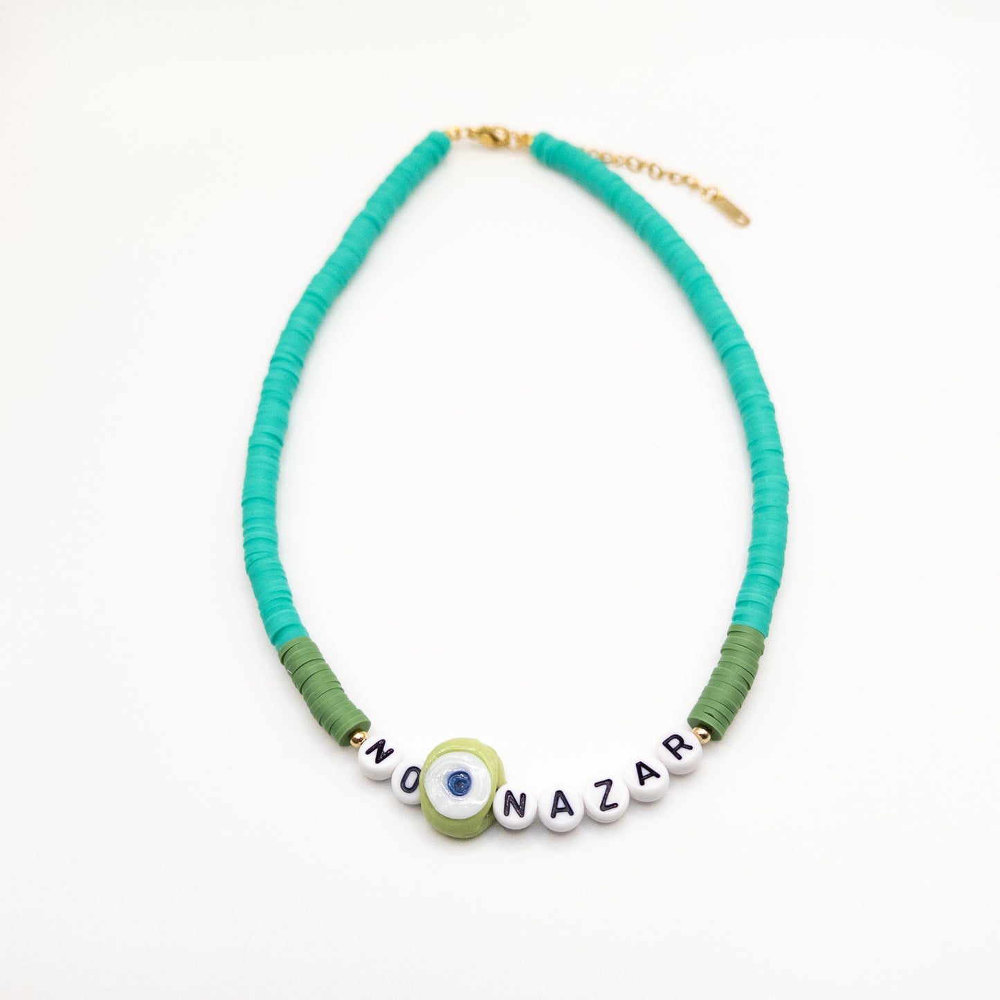 Green No Nazar Necklace