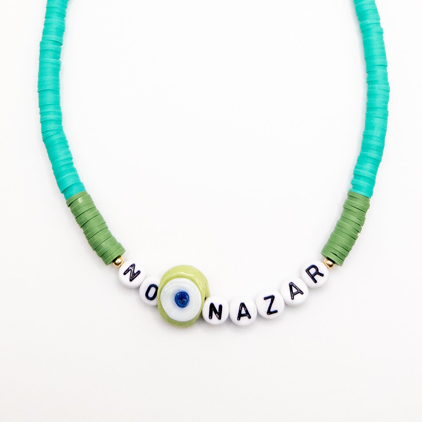 Green No Nazar Necklace