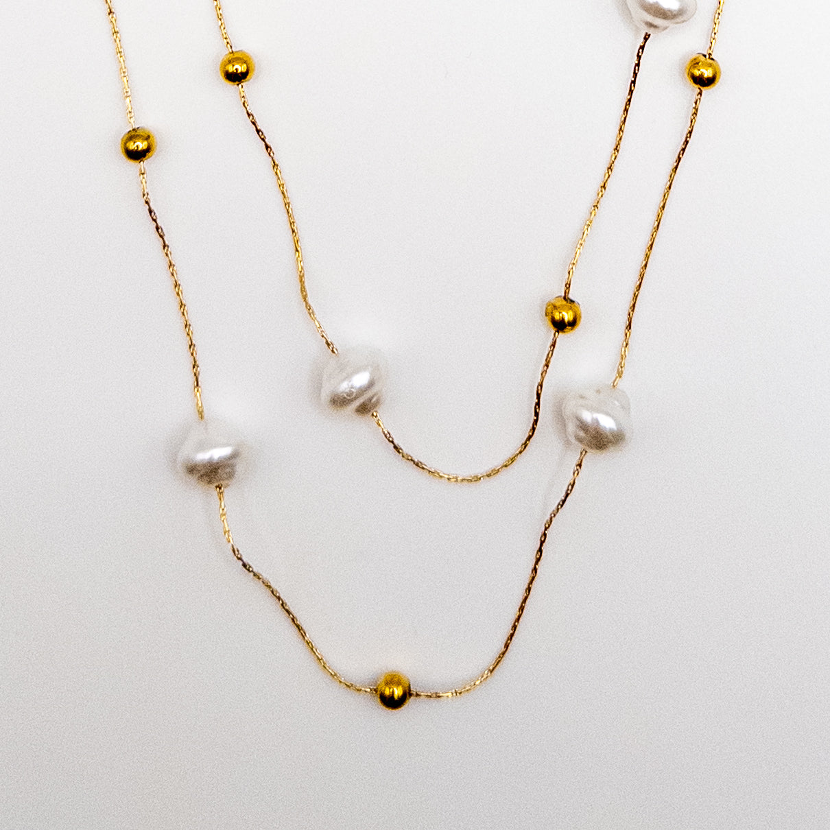 Gold Color Stainless Steel Necklace