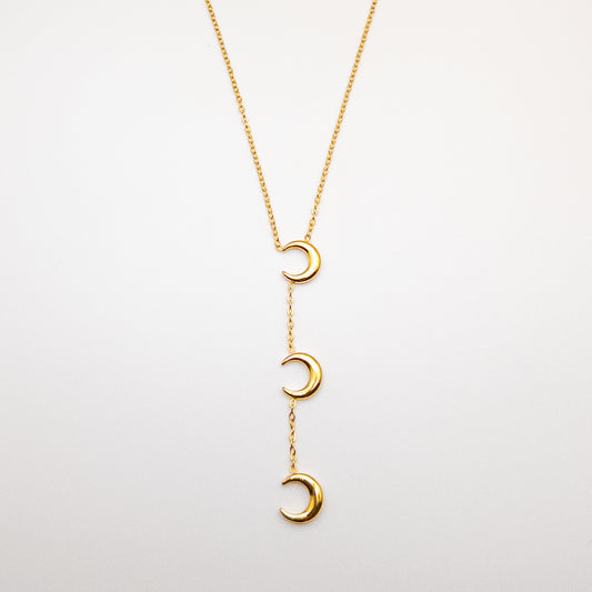 Three Moon Necklace