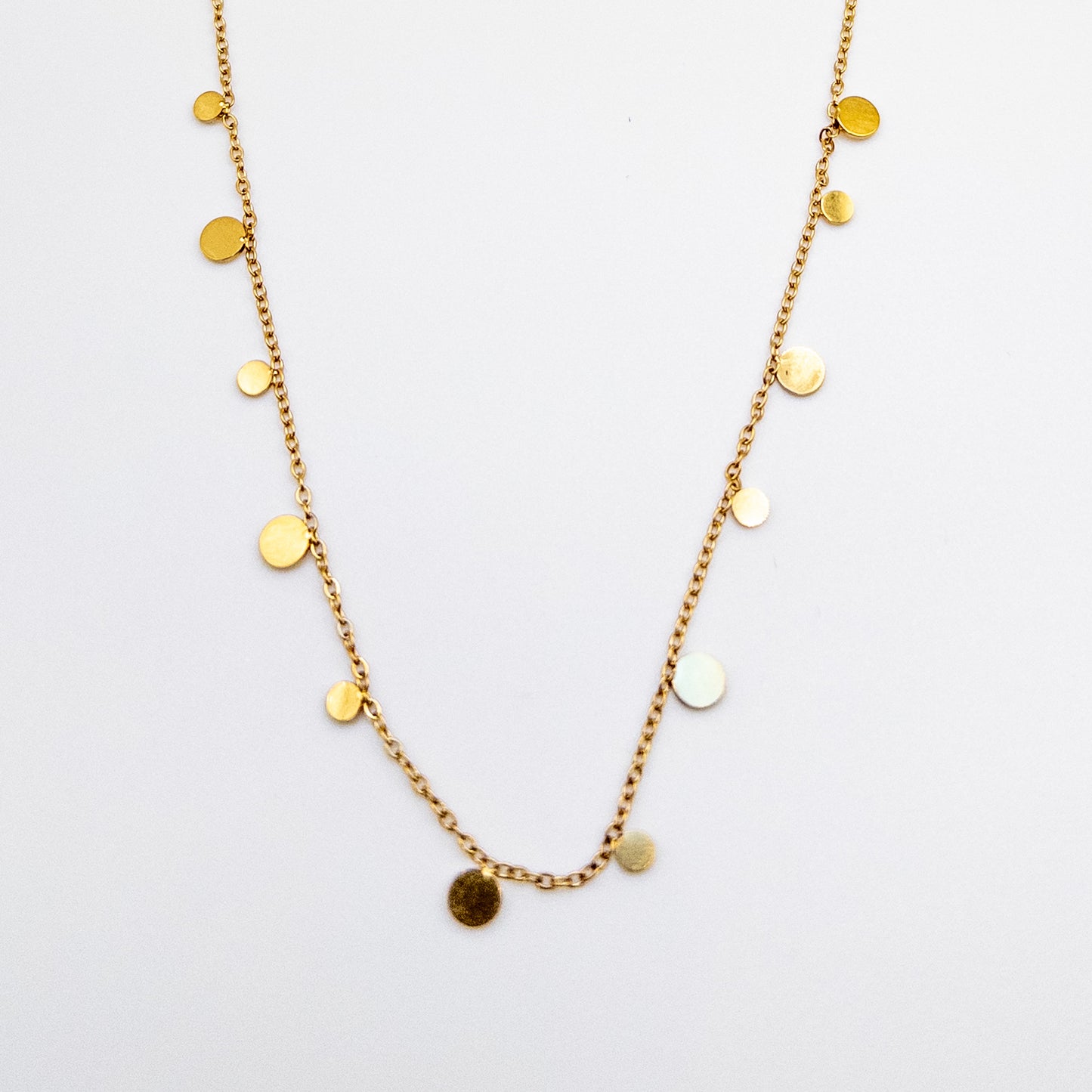 Round Water Droplets Necklace