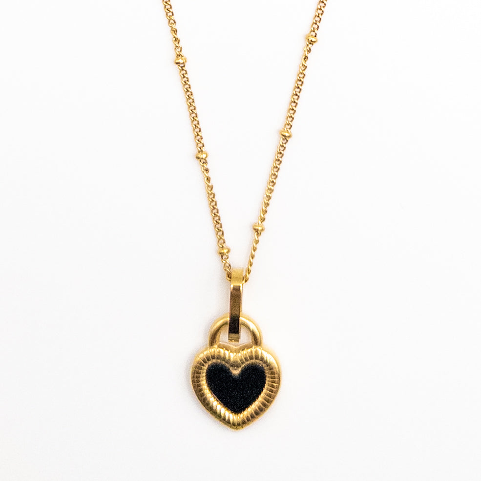 Double-Sided Heart Necklace