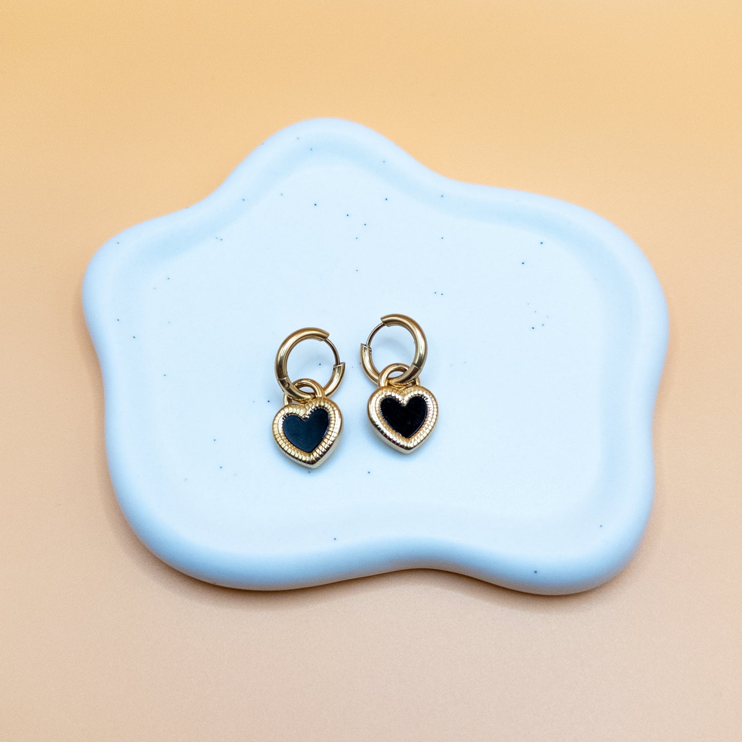 Duble-Sided Heart Earrings