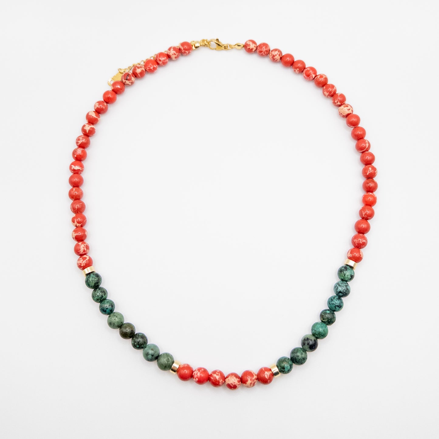 Green & Red Color Necklace