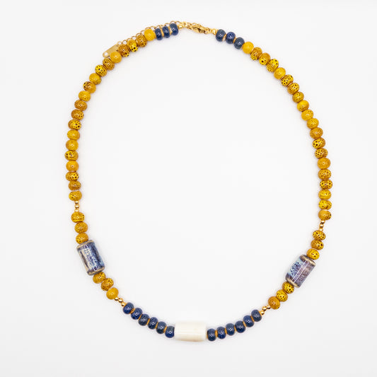 Yellow Bead Necklace