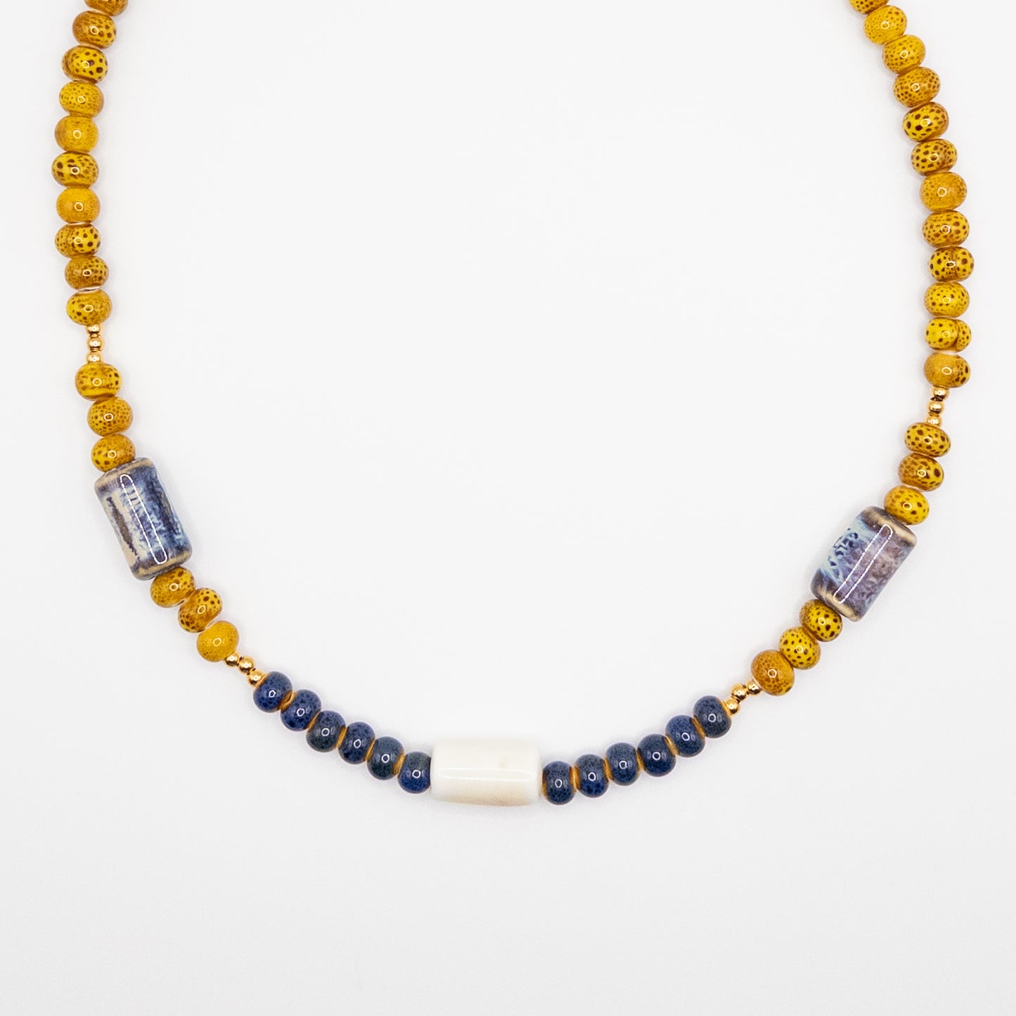 Yellow Bead Necklace