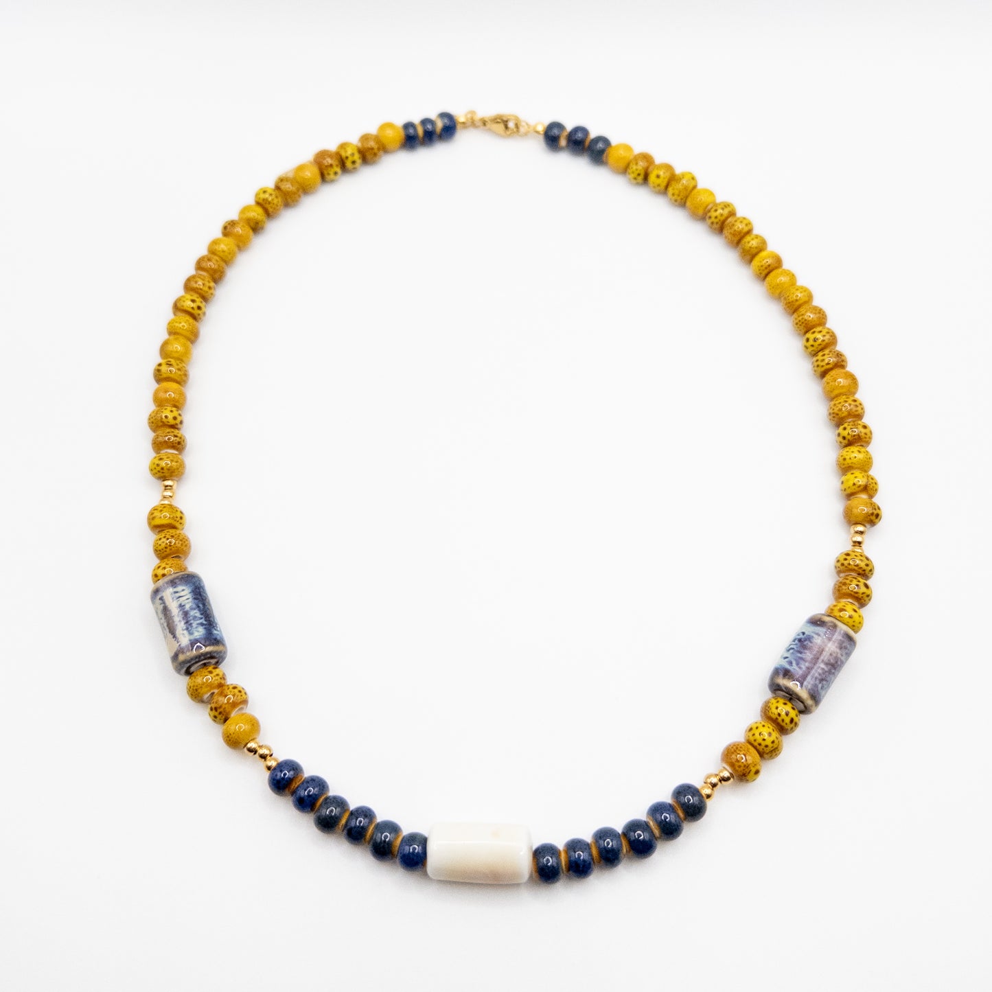 Yellow Bead Necklace