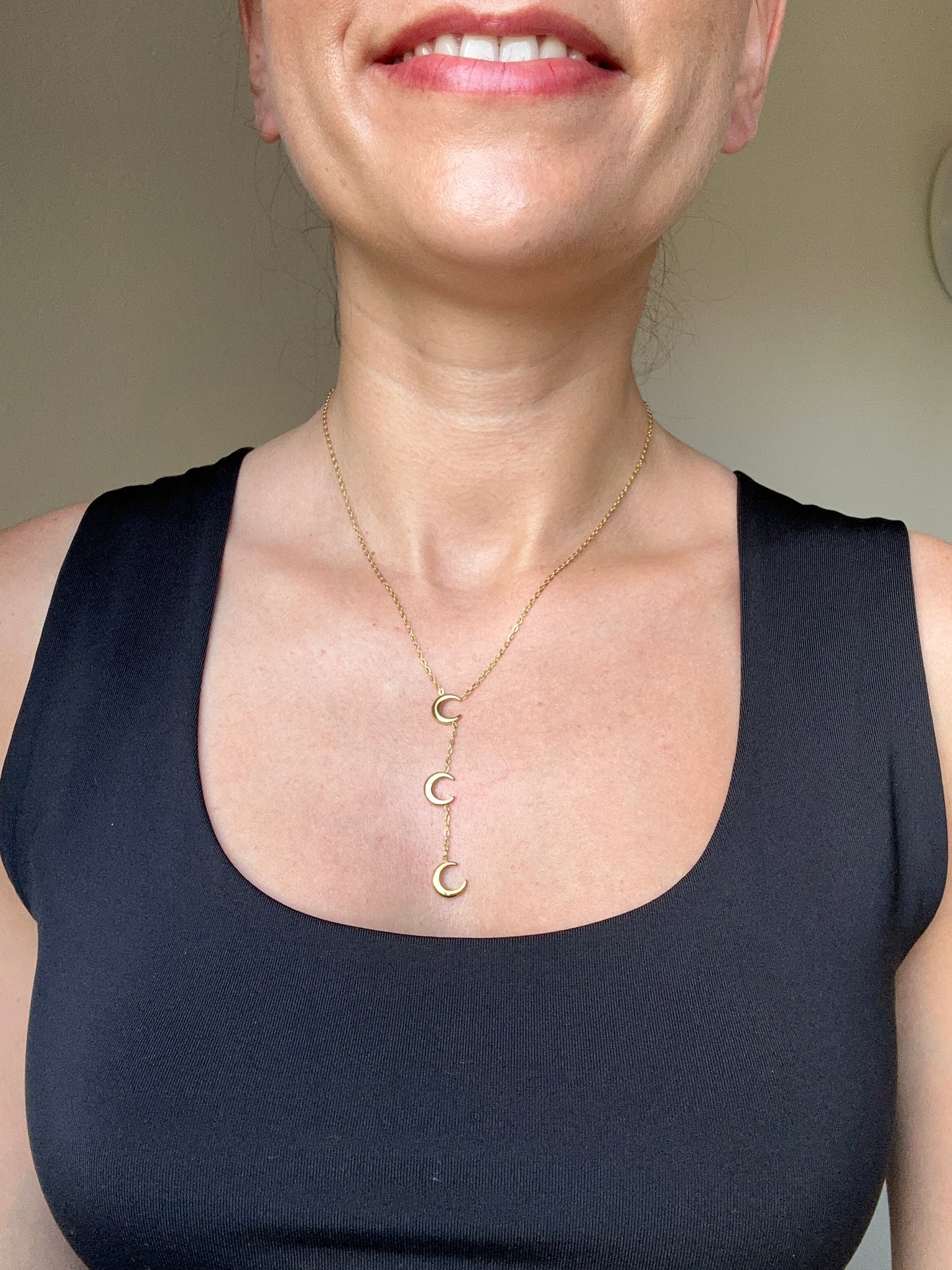 Three Moon Necklace