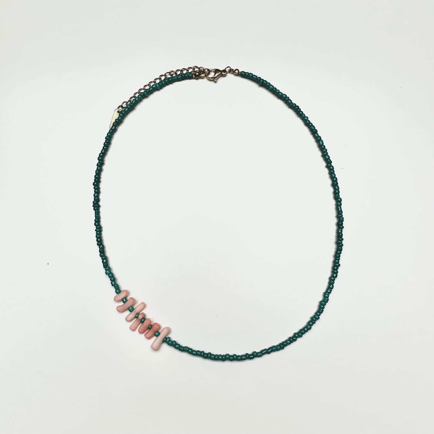 Green Bead Necklace