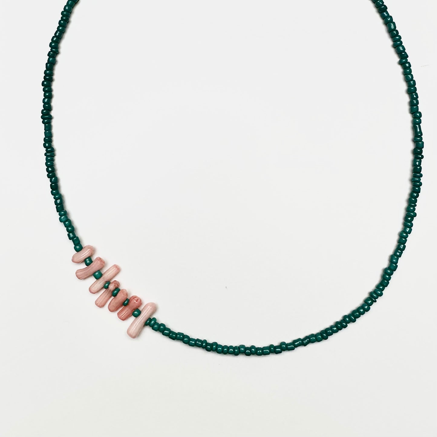 Green Bead Necklace