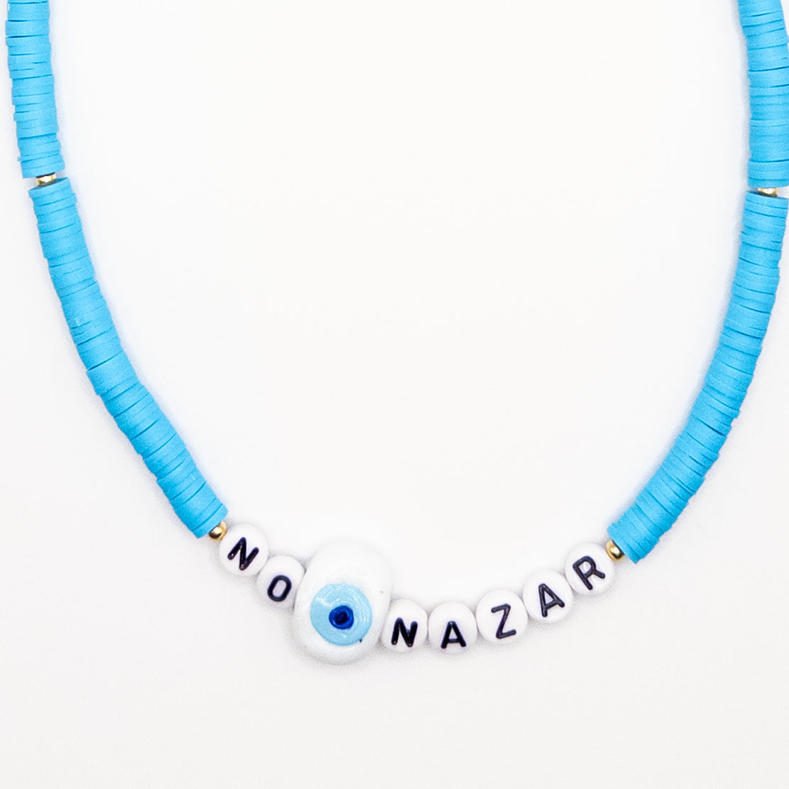 Blue No Nazar Necklace