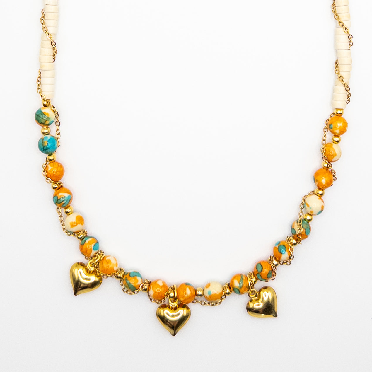 Orange Colour Necklace