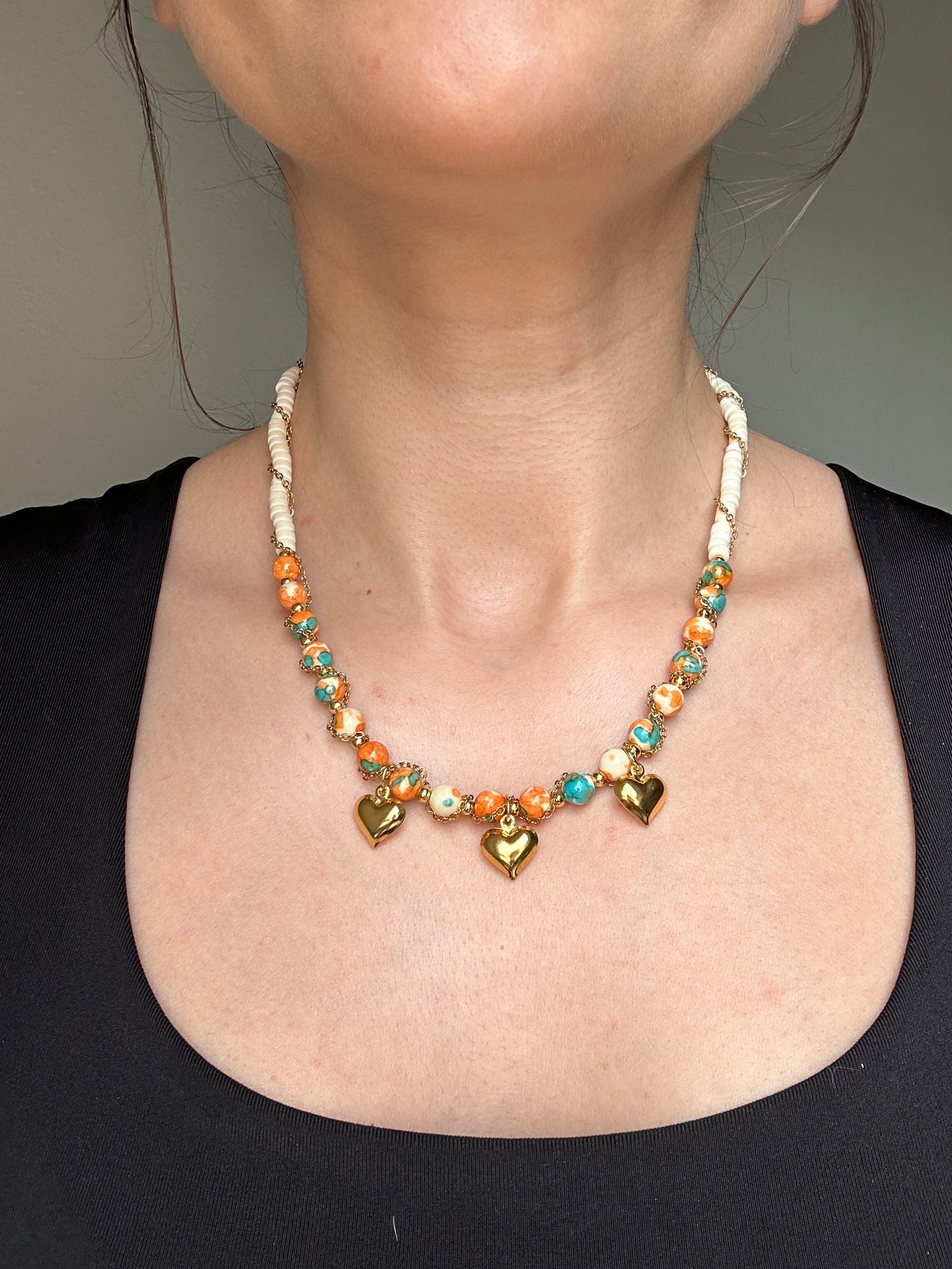 Orange Colour Necklace